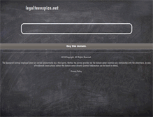 Tablet Screenshot of legalteenspics.net